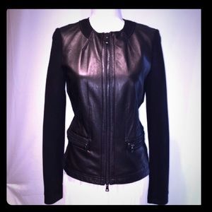 Black Leather Jacket - So Flattering!